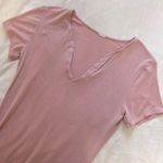 Baby Pink V Neck T Photo 0
