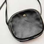 Etienne Aigner • Black Leather-Style Crossbody Purse Photo 0
