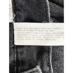 ZARA  Straight Leg High Rise Relaxed Fit Casual Button Fly Jeans 4 Black #4174 Photo 8