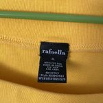 Rafaella Bright Yellow Short Sleeve T-Shirt With Metal Detail | Size XL Photo 3