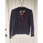 Jack B Quick Party Cocktail Drinks Martini New Years Cardigan Sweater Medium Black Photo 3