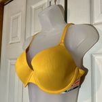 PINK - Victoria's Secret  Yellow Wear Everywhere T-Shirt Lightly Lined Bra 36D Photo 5