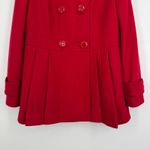 VTG Miss Sixty M60 coat large double breasted peacoat wool blend fit n flare red Photo 2