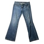 Loft Mid Rise Boot Jeans in Luxe Medium Blue wash Women's size 10 PETITE Photo 7