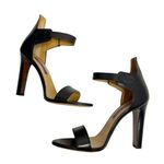 Ralph Lauren Collection Darcia Calfskin Sandal heels Sz 37.5 black Photo 6