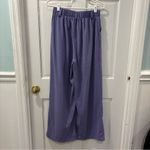 Halara  Flex High Waist Pocket Wide Leg Waffle Work Pants Size M Reg Orchid NWT Photo 4