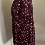 ThereAbouts Floral Print Mini Dress in Burgundy Purple Size 3X Photo 1