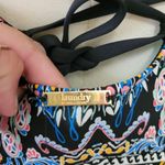 Laundry by Shelli Segal folk art halter one piece swimsuit size medium Photo 5