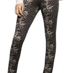 Pilcro  AND THE LETTERPRESS Black Funky Corduroy Pants Serif Size 26 Stretchy Photo 0