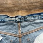 American Eagle Womens 10R Light Wash Distressed Button Fly 90s Boyfriend Jeans Photo 7