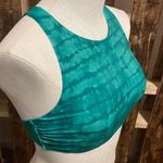 Athleta  Maldives Bikini Top woman Green tie dye underwire swimwear New 34B/C Photo 4