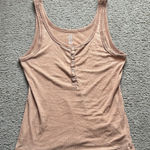 Aerie  Real Soft Snap Front Ribbed Tank Top Photo 0