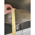 Textured Shoulder Bag Womens Medium Brown Faux Leather Ostrich Croc Applique Photo 8