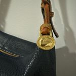 Dooney & Bourke ‎ Navy Blue Pebbled Leather Hobo Shoulder Handbag Photo 2