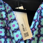 ZARA NWT  GEOMETRIC PRINT CROP POLO TOP BLOGGERS FAV FLORAL MEDIUM Photo 7