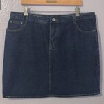 Chouyatou Denim Skirt 2XL Blue 5 Pocket Western Cowboy Core Cowgirl Short Photo 0