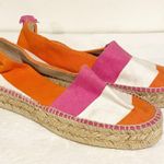 Diane Von Furstenberg Diane Von Furstenburg DVF Size 9 Colorblock Espadrille Slip on Flat Photo 4