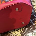 Nine West RED LEATHER TOTE Photo 4