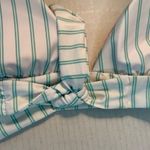 Splendid Bellini Reversible Halter Bra Bikini Top Sz M NWT Tie Dye & Stripes Photo 10