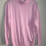 Anthropologie 💖 by Moth Pink Cowl Mock Turtle Neck Wool Sweater Photo 0