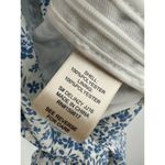 Altar'd State  Crop Top Women Large Blue Microfloral Milkmaid Summer Tie Back Photo 5