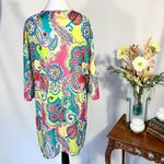 Anne cole NWT  Multicolor Paisley Print Swim Cover-Up Lightweight Dress Sz L/XL💛 Photo 5
