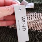 WD•NY Olive Tan Stripe Dolman Sweater Size XS Photo 5