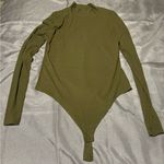 SO  Olive Green Ribbed Bodysuit XXL Photo 0