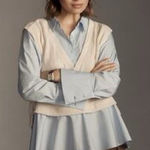 Anthropologie Twofer Sweater Knit Blouse Photo 1