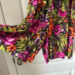 Vintage 80s 90s Y2K Floral Belted Short Sleeve Shorts Romper Pink Size undefined Photo 5