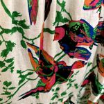 Derek Lam 10 Crosby Buffy Belted Bird Print Shirt Dress Womens Linen Size 6 White Photo 9