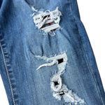 Maurice's distressed skinny jeans with plaid accents XS Photo 1