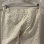 Trina Turk Off White Textured Wide Leg Trouser size 10 Photo 8