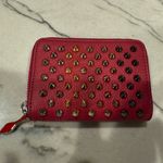 Christian Louboutin spike panettone coin purse pink and red Photo 8