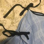 WHY Dress Tiered Ruffle Top Blue Photo 5