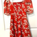 Urban Outfitters  Lula red floral V neck romper Photo 7