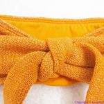 Free People NEW x In your arms knit bikini orange/gold, S Photo 14