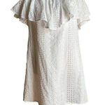 Amanda Uprichard Off Shoulder White Eyelet MiniDress - Sz. S Photo 0