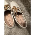Sperry  Top Sider Women's Boat Shoes Cream Gold Mesh Laces Size 7.5M Photo 5