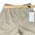 Athleta  Beige Khaki Cascade High Rise Cargo Poplin Pants size XXS 2XS NEW Tags Photo 3