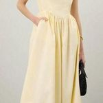 Torn By Ronny Kobo Ronny Kobo
Yellow Corset Midi Dress Photo 0