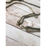 Vintage Necklace Two Chain with Knot Design Long Necklace 36.5" Photo 3