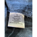 Pink Rose Blue/Black Plaid Long Sleeve Button Up Shirt Size Medium Soft Relaxed Photo 5