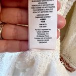 Free People Vacation Embroidered Sweater Knit Top Ivory Small 3/4 Sleeves Photo 9