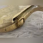 Georgia Jay Zaha Patent Butter Snake Embossed Baguette Bag Handbag HTF Photo 3