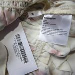 Reformation NWT Arancia Top in Flourish Floral Tie Strap Smocked Crop Blouse M Photo 3