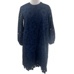 Ann Mashburn NWT  Francine embroidered lace dress navy sz XS Photo 2