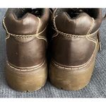 No Boundaries VTG Y2K  Shoes Women’s 10 “MEG” Chunky Brown Leather Hippie Boho Photo 3