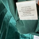 Modcloth Green Crushed Velvet Vneck Short sleeve Swing Dress Womens size small Photo 6