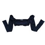 Princess Polly Becca Long Sleeve Black Crop Top 8 Baddie Club Y2K Night Out Edgy Photo 1